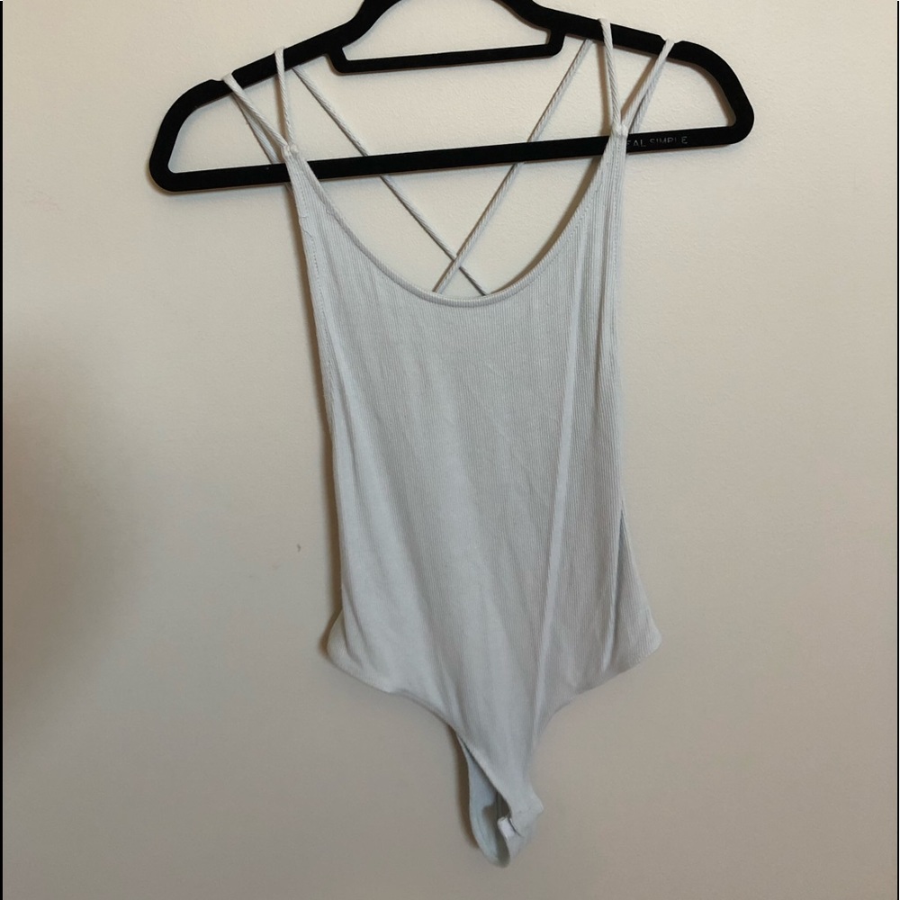 Light baby blue bodysuit